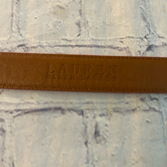 LAUREN RALPH LAUREN PINK CROC ITALIAN LEATHER GOLD TONE BUCKLE WOMENS BELT SMALL - Picture 9 of 13